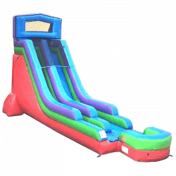 18 foot inflatable water slide retro modular20SIDE 1722302356 18' Rainbow Inflatable Water Slide